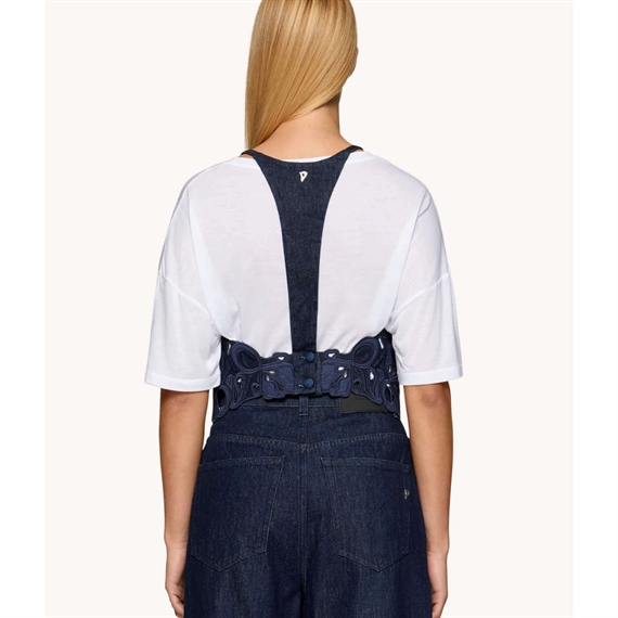 Dondup  Blonde Top, Mørkeblå 